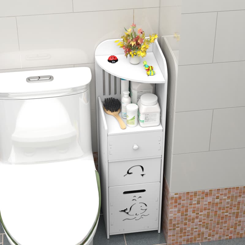 デザイン機能的トイレ収納ラック