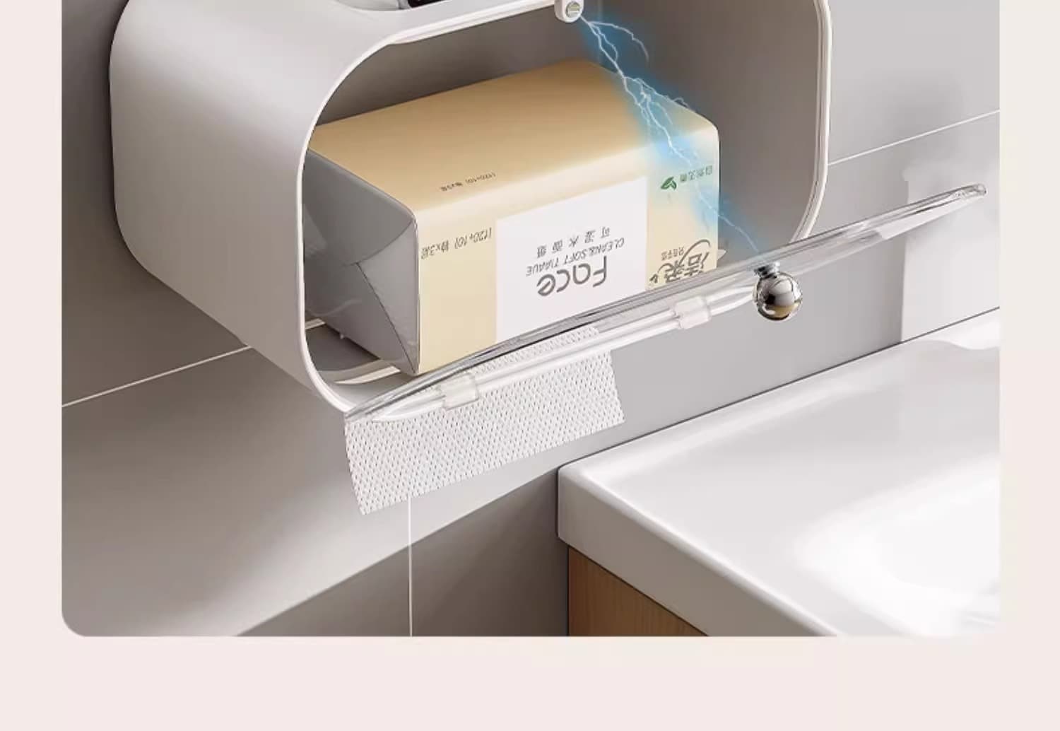 多機能防水ボックス型トイレ収納