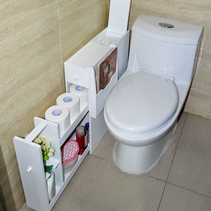 隙間すっきりトイレ収納ラック