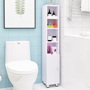 トイレ収納 スリム収納棚 タワー型トイレラック