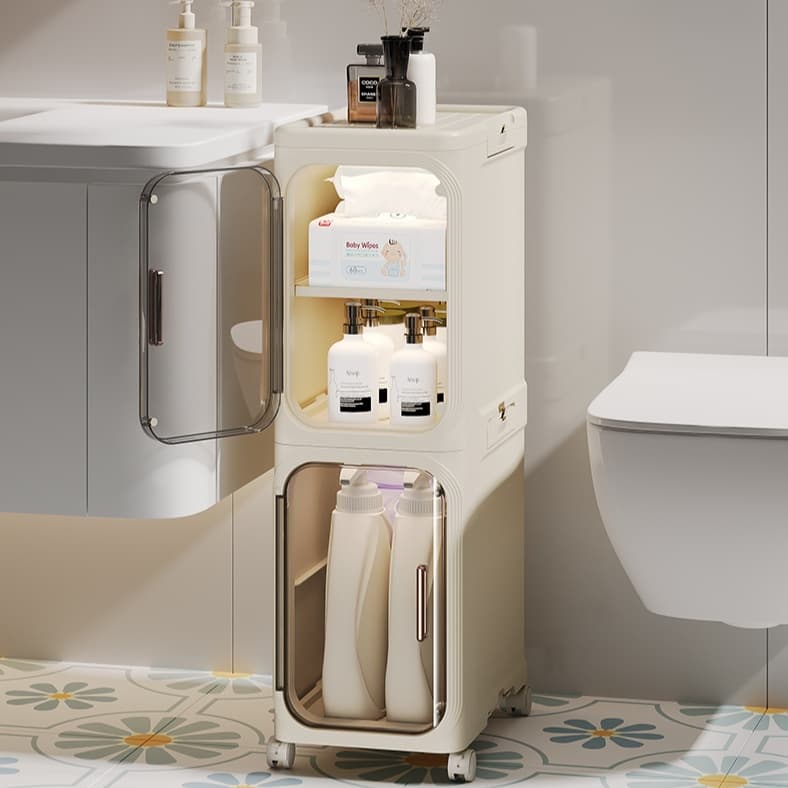 トイレ収納 スリムコーナー収納 防水 シンプルラック