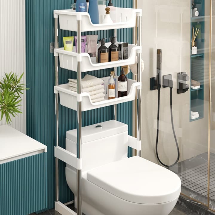 トイレ収納 トイレ上スマート収納ラック