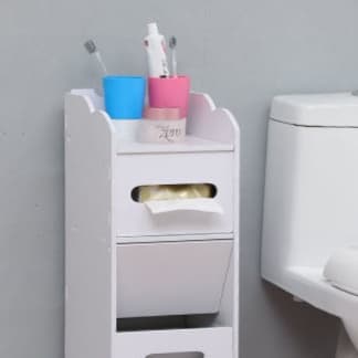 スリムトイレ収納ラック
