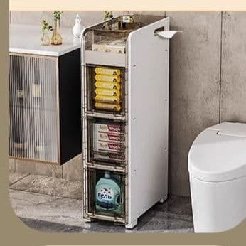 隙間すっきりトイレ収納ラック