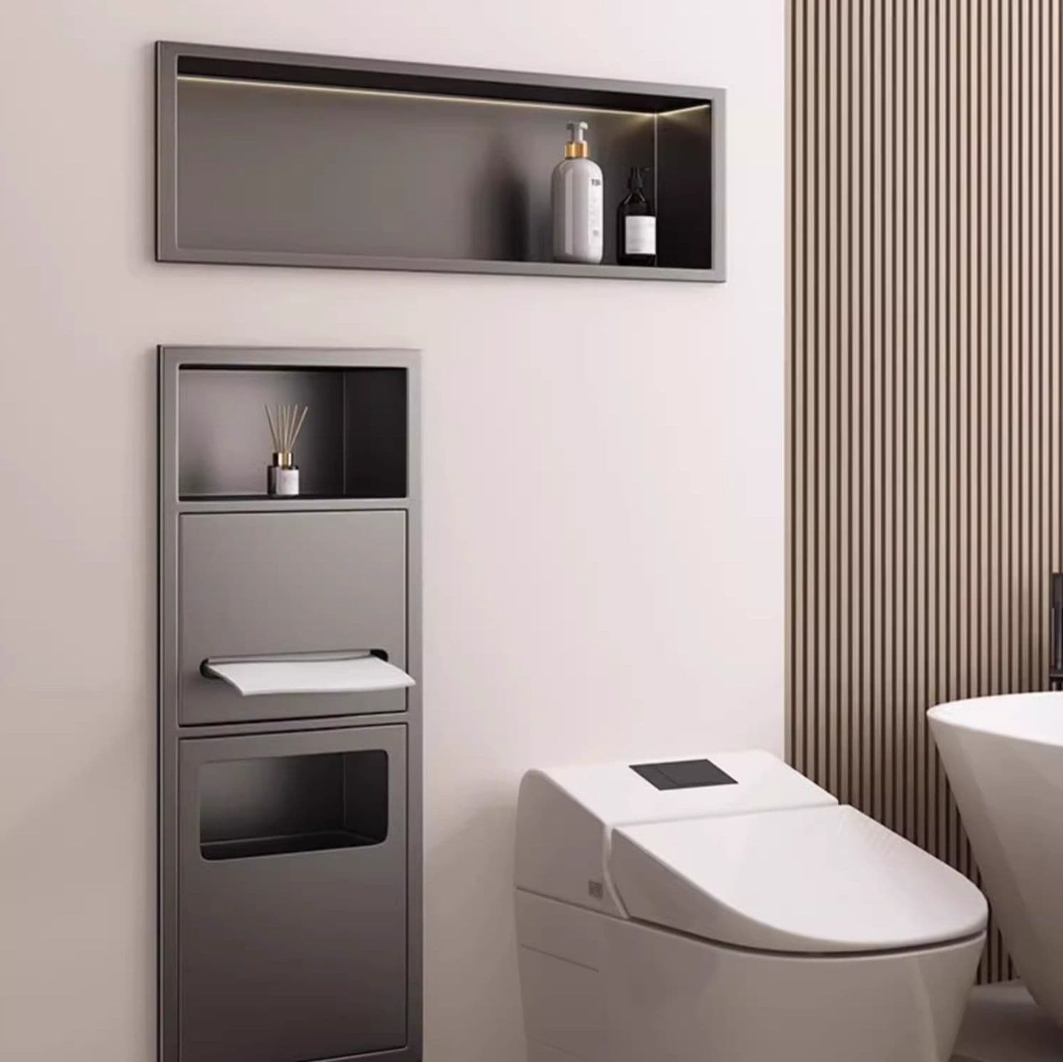 トイレ収納 多機能トイレ収納ユニット