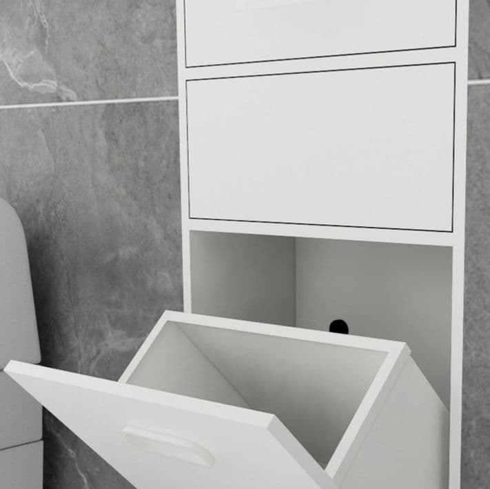トイレ収納 多機能壁面埋め込みトイレ収納棚