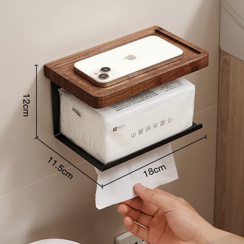 市松柄トイレ収納ラック