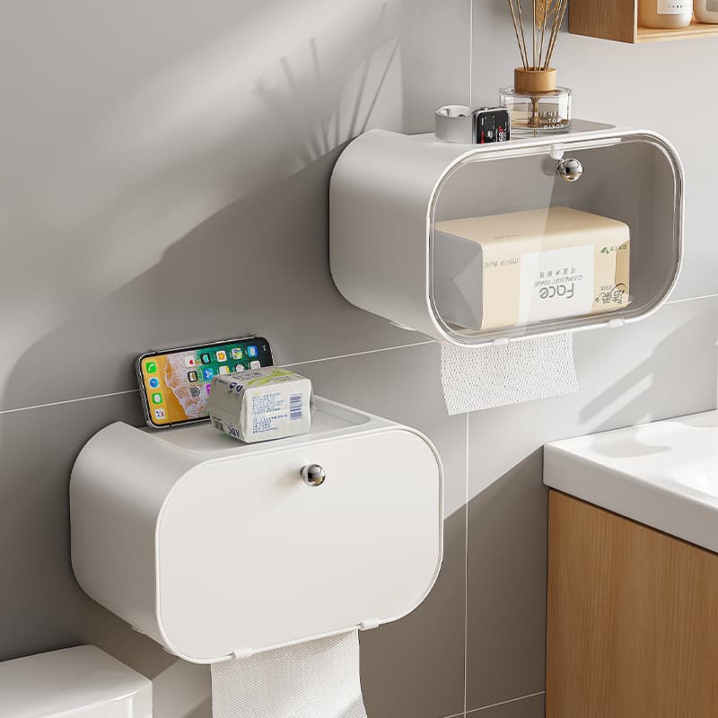 多機能防水ボックス型トイレ収納