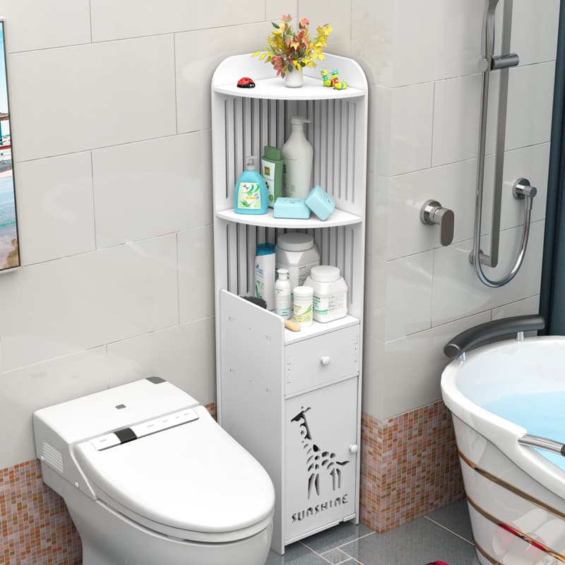 デザイン機能的トイレ収納ラック