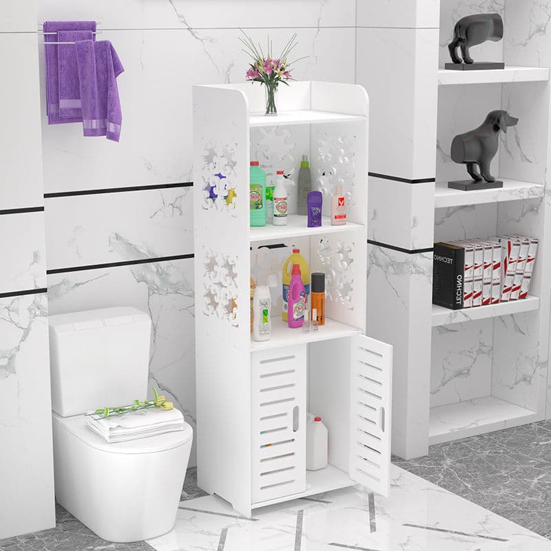 かわいい猫モチーフ トイレ収納ラック