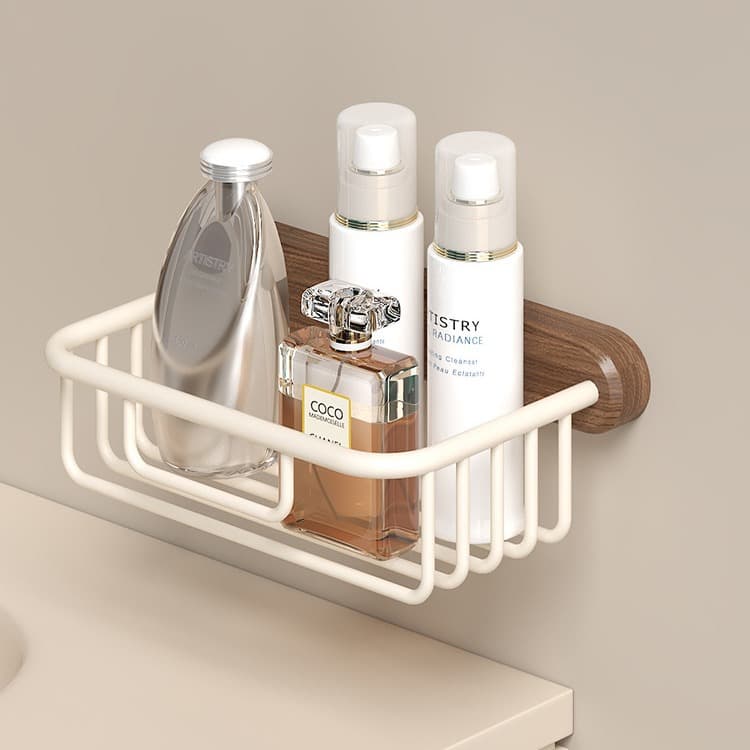 木目調デザイン トイレ収納ラック