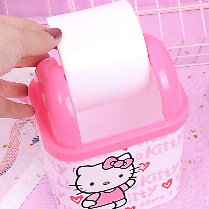 トイレ収納 可愛い猫柄のゴミ箱セット