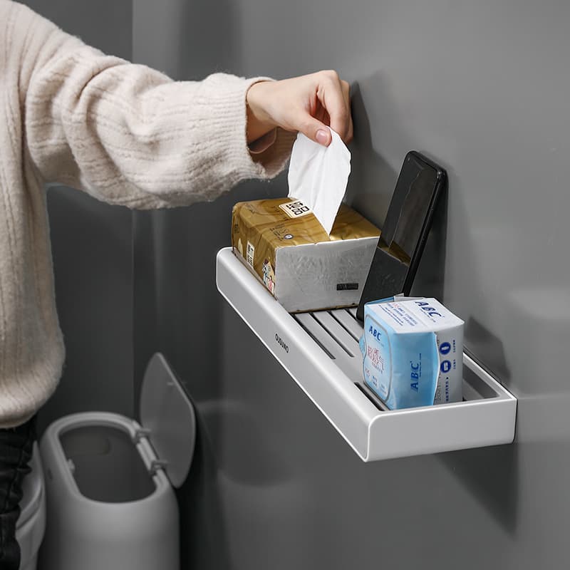 トイレ収納 浮かせて収納できるトイレラック