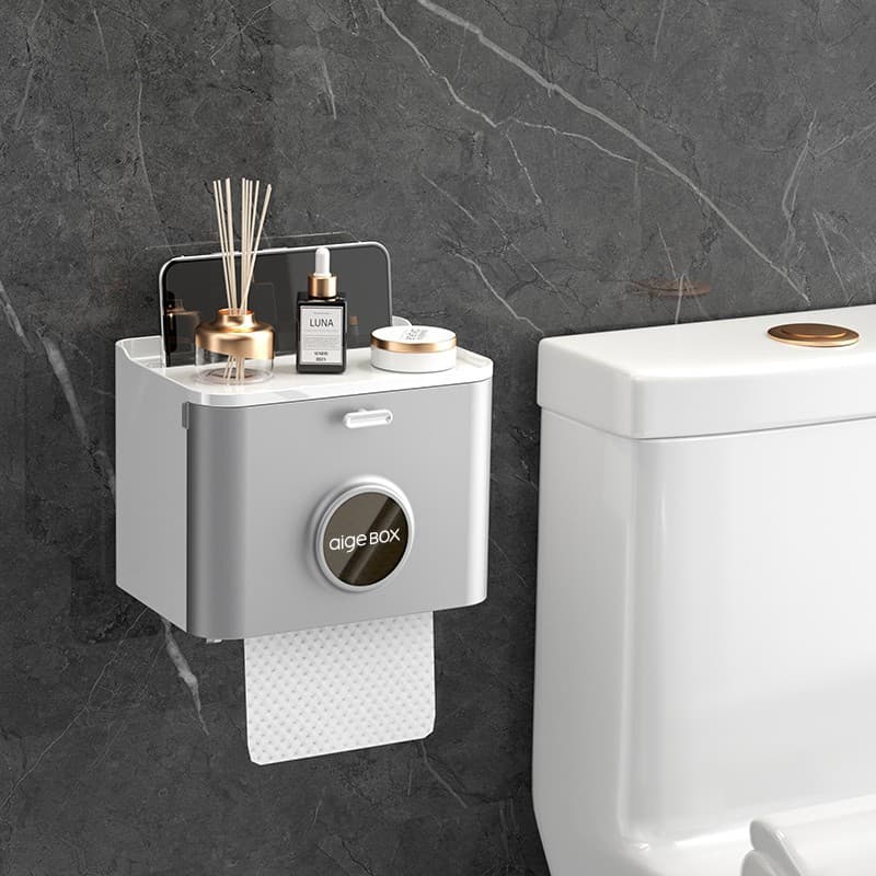 トイレ収納 スマート多機能トイレットペーパーホルダー