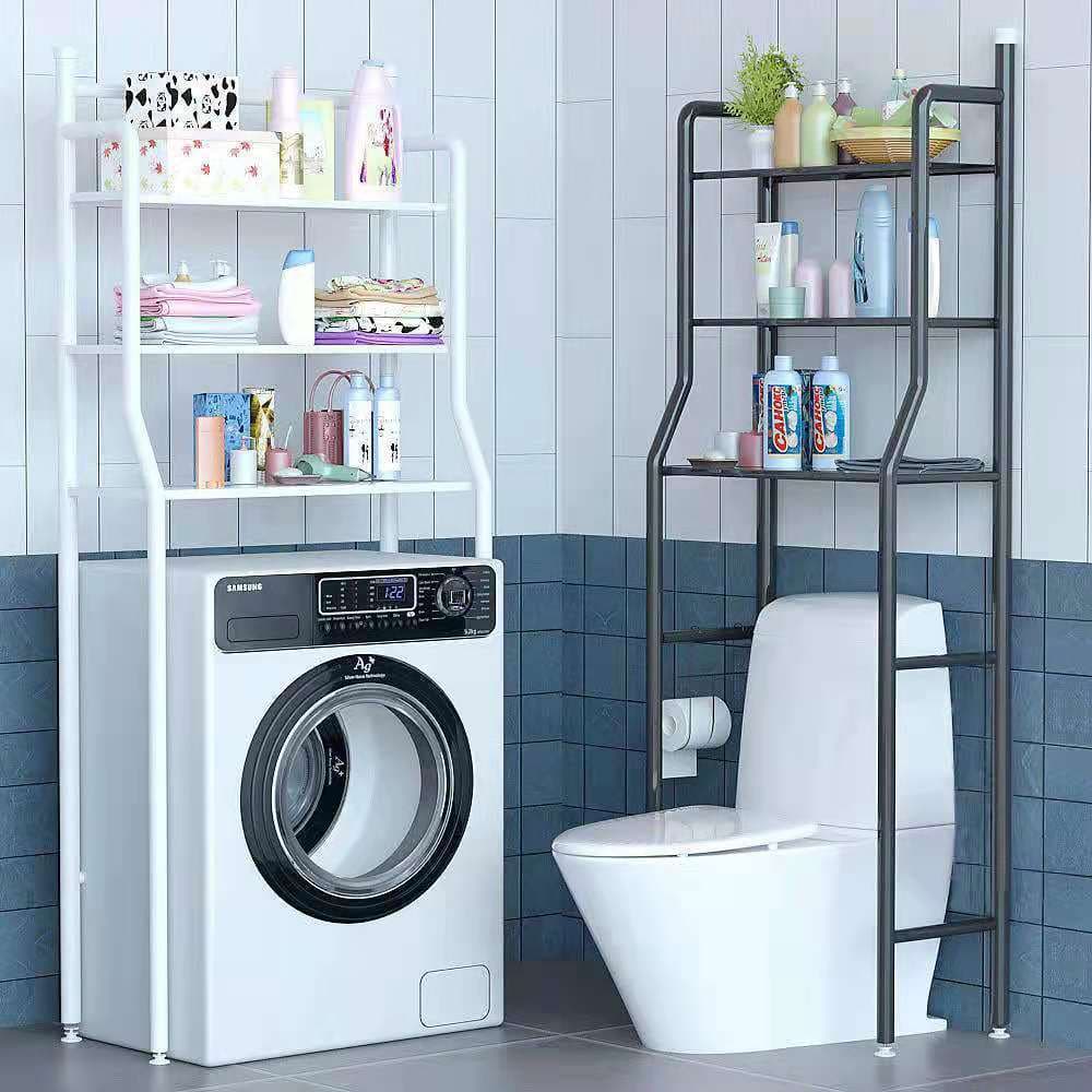 トイレ収納 トイレ・洗濯機上収納ラック多機能棚