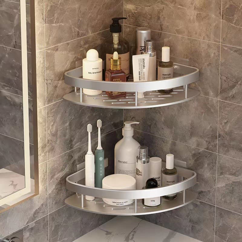 浴室用コーナーラック トイレ収納アイテム