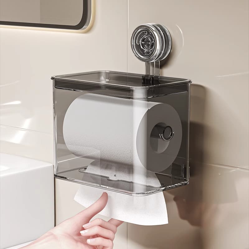 トイレ収納 浮かせて収納するペーパーケース