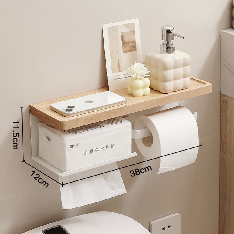 市松柄トイレ収納ラック