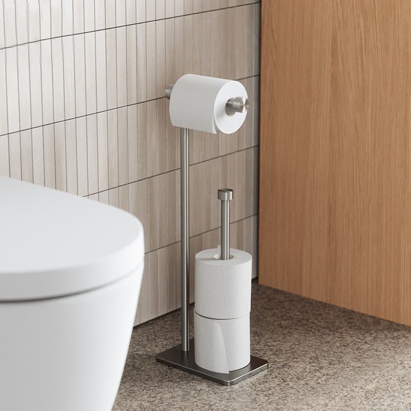 トイレ収納 すっきり収まるトイレットペーパースタンド