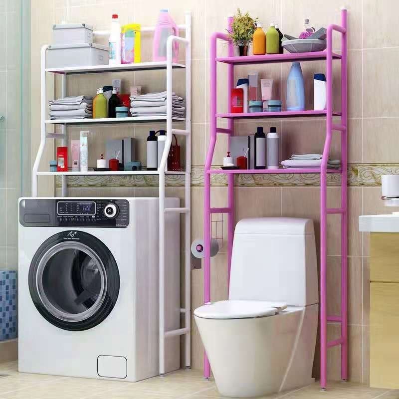トイレ収納 トイレ・洗濯機上収納ラック多機能棚