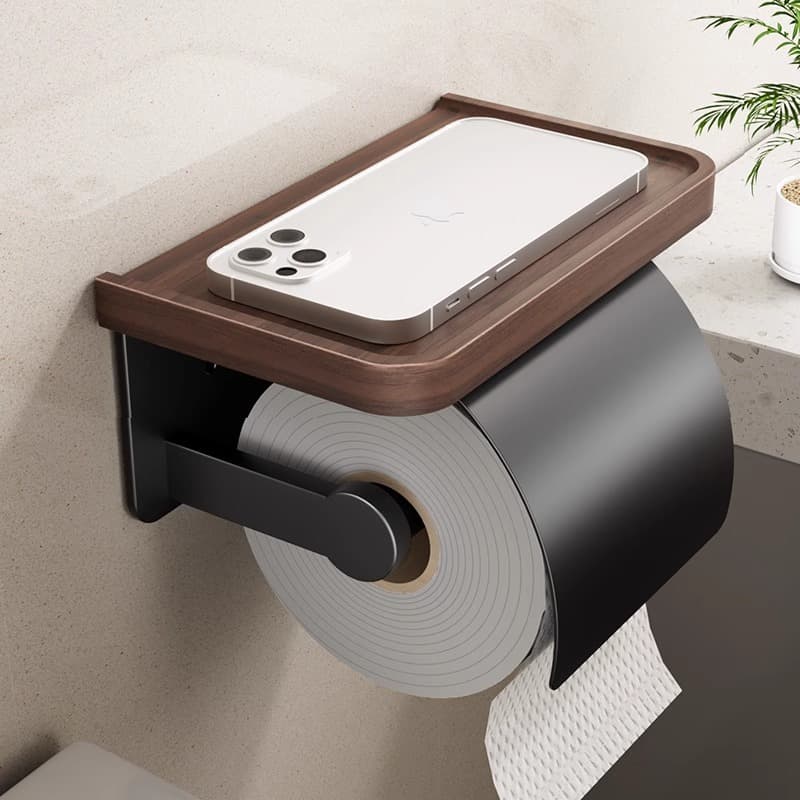 トイレ収納 スマート棚付きトイレットペーパーホルダー