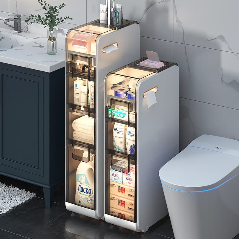 多機能スマートトイレ収納ラック