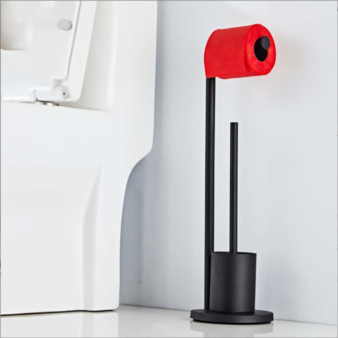 スマートなトイレ収納ホルダー