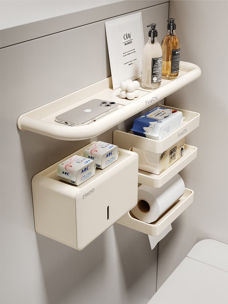 トイレ収納 多機能壁掛けトイレ収納ラック