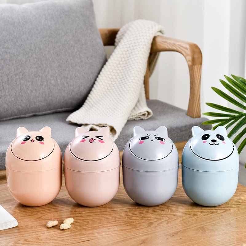 かわいい動物のふた付きトイレ収納ボックス