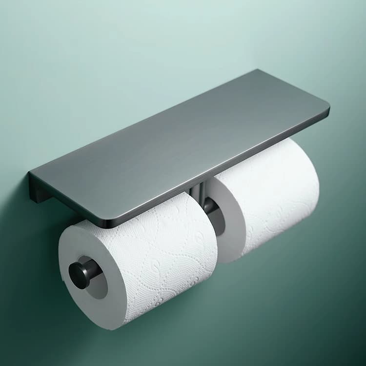 トイレ収納 スマート棚付きトイレットペーパーホルダー