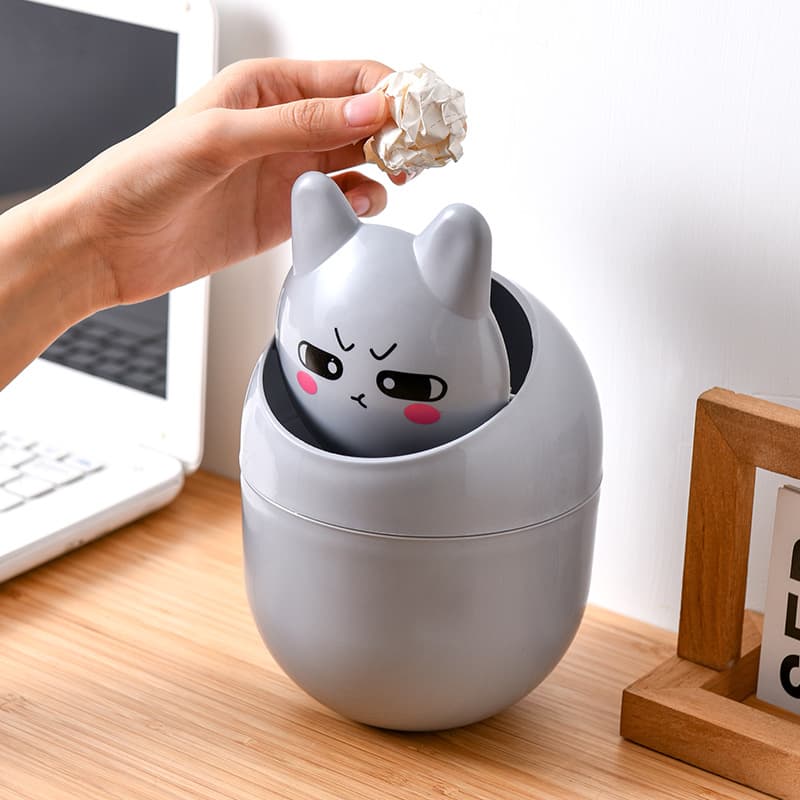 かわいい動物のふた付きトイレ収納ボックス