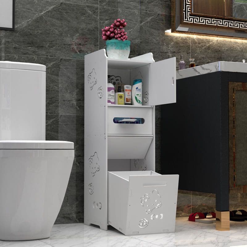 スリムすっきりトイレ収納ラック