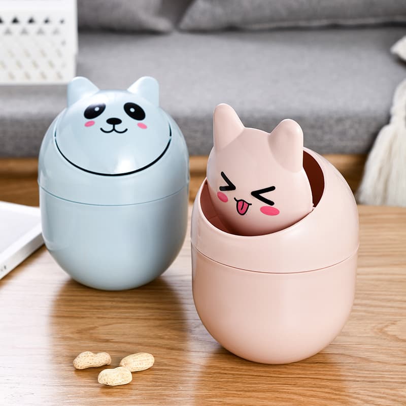 かわいい動物のふた付きトイレ収納ボックス